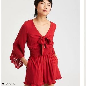Red romper
